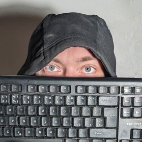 Portrait of a weird person